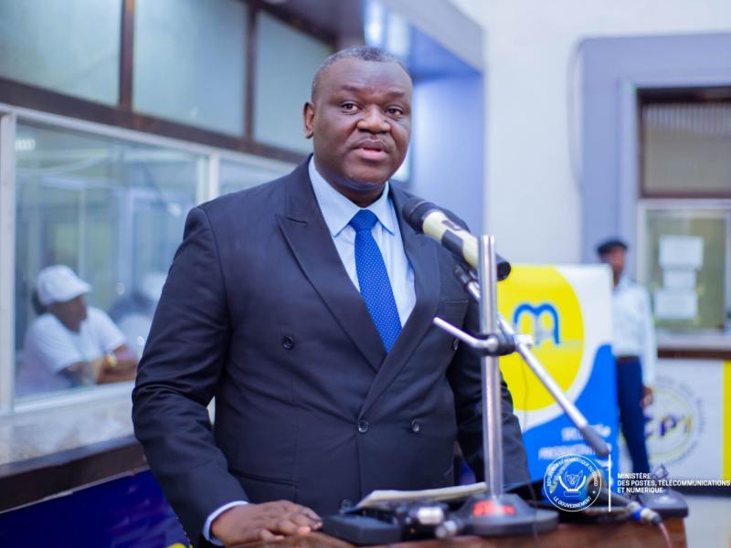 Le ministre de l'économie numérique Augustin Kibassa [photo d'illustration]