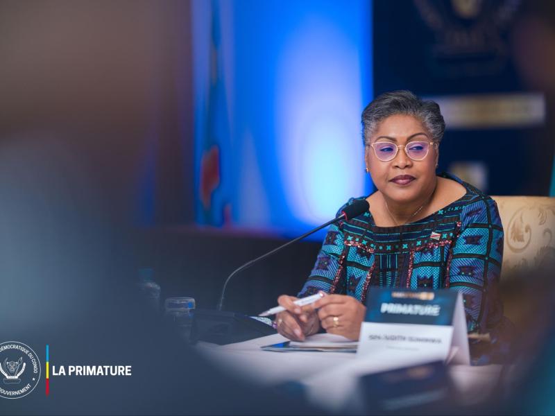 La première ministre Judith Suminwa [photo d'illustration]