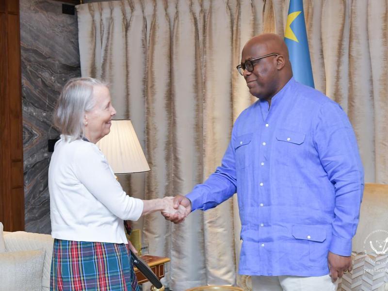 L’ambassadrice Lucy Tamlyn fait ses adieux à Félix Tshisekedi