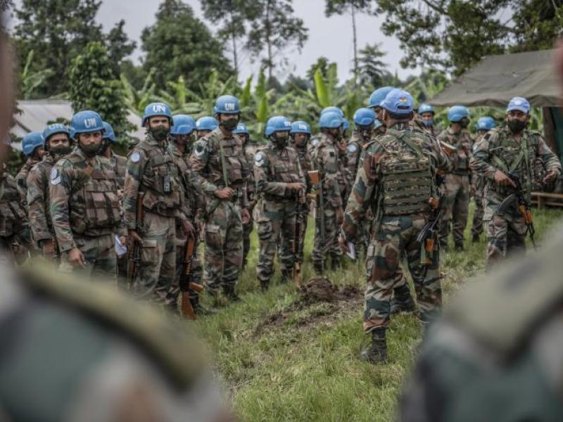 Des casques bleus de la Monusco en RDC [photo d’illustration]