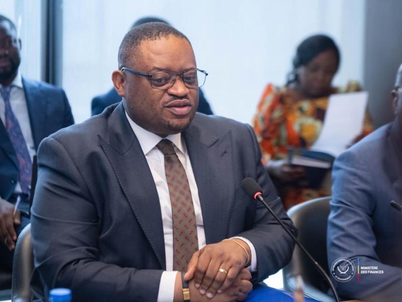 Le ministre des Finances en RDC,  Doudou Fwamba Likunde Li-Botayi