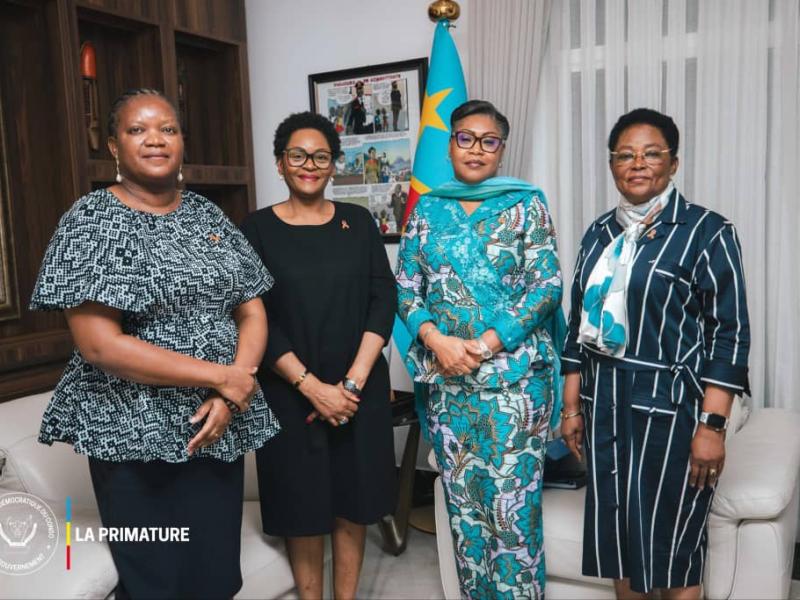 La Première Ministre Judith Suminwa échange avec la FDEC sur l’autonomisation des femmes en RDC