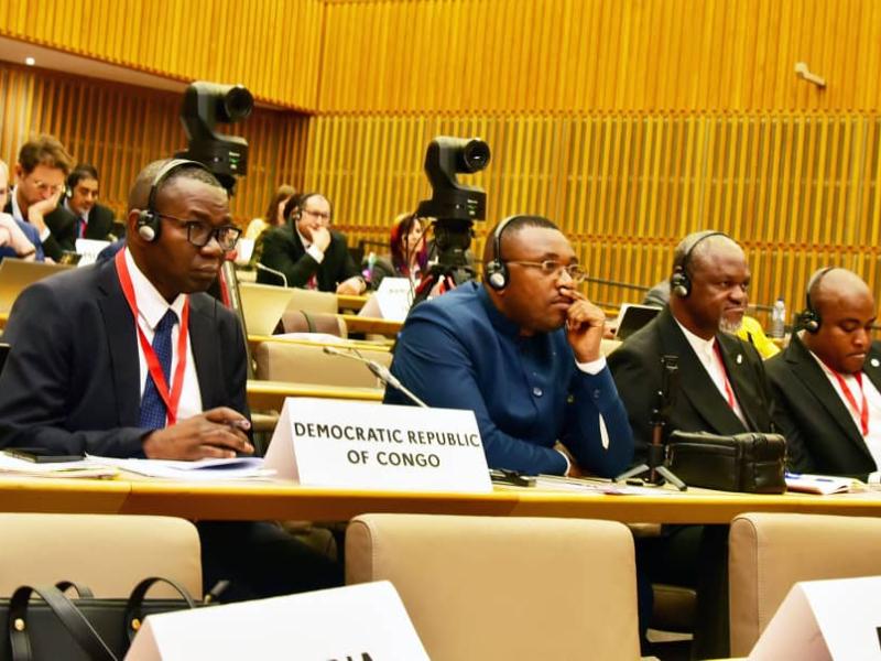 Le ministre Julien Paluku Kahongya en mission au Secrétariat de la Commission de Nations Unies pour le Droit Commercial International à Paris