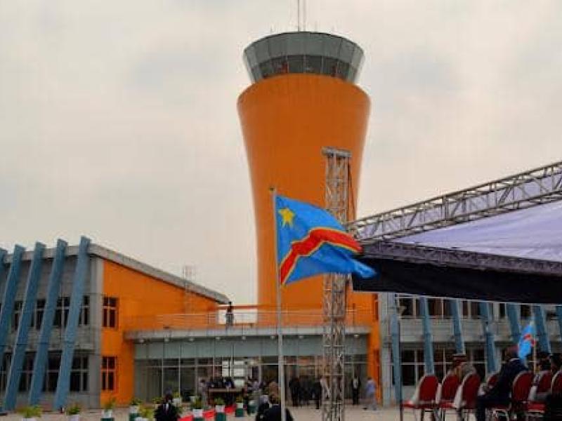Vue de la tour de contrôle de l’aéroport de N’djili [photo d’illustration]