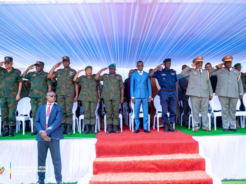 La cérémonie de commémoration de l'armistice, à Kinshasa, mercredi 03 décembre 2025
