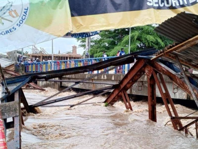 Effondrement du Pont Ville à Boma [photo d’illustration]