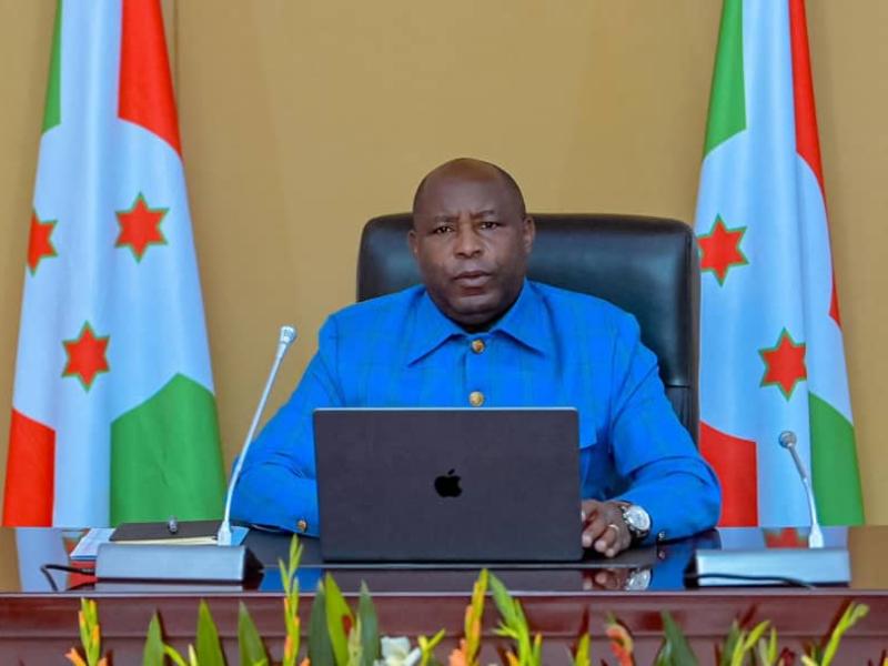 Evariste Ndayishimiye,  Président de la République du Burundi [photo d’illustration]