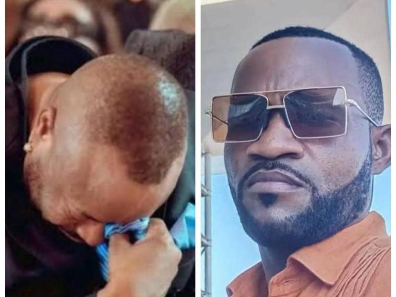 JB Mpiana en larmes, et son défunt porte-parole Papy Flic. [Photo d'illustration]
