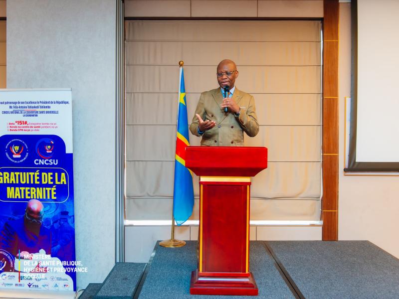 Dr Samuel Roger Kamba, ministre de la Santé et Prévoyance sociale en RDC