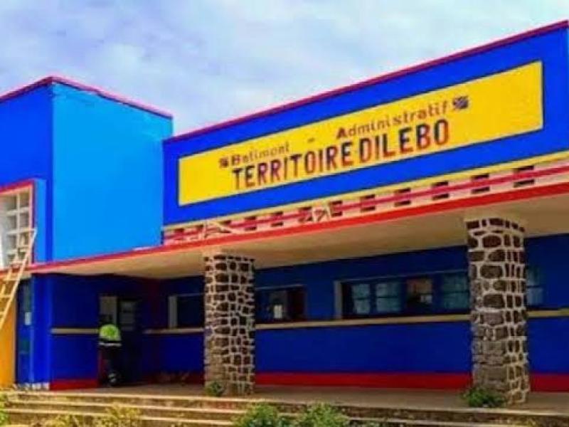 Le bâtiment administratif de territoire d'ilebo