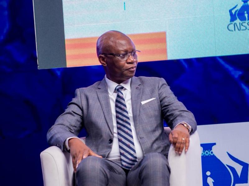 Le ministre de la Santé Roger Kamba lors de la Conférence annuelle du service public