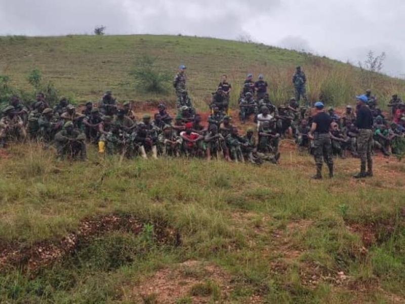 180 soldats des FARDC terminent une formation au combat dans la jungle avec l’appui de la MONUSCO
