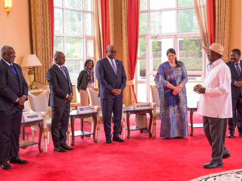 Le président ougandais Yoweri Museveni, qui accueille les représentants des chefs d’État[Photo d’illustration]