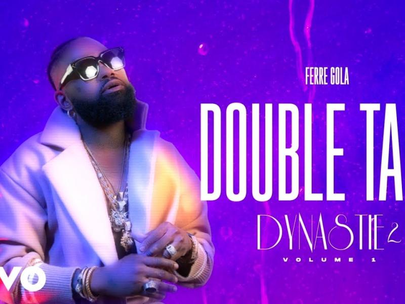 La couverture officielle du tube "DOUBLE TAUX" de Ferre Gola sorti en 2023.