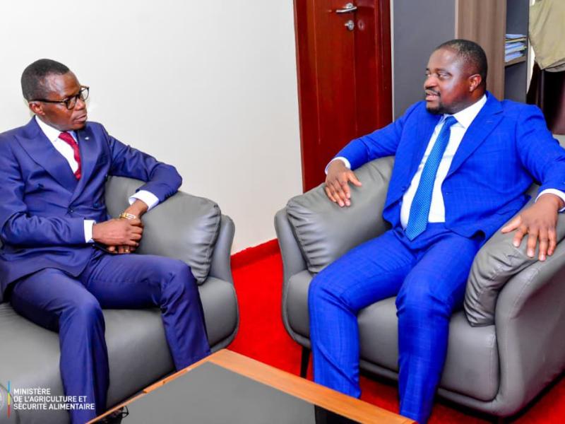 Les ministres Eliezer Tambwe et Muhindo Nzangi Butondo [photo d’illustration]