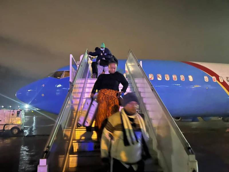 L’arrivée de la dernière rotation de la délégation congolaise au Maroc