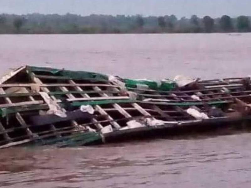 Naufrage d’une baleinière sur le fleuve Congo [photo d’illustration]