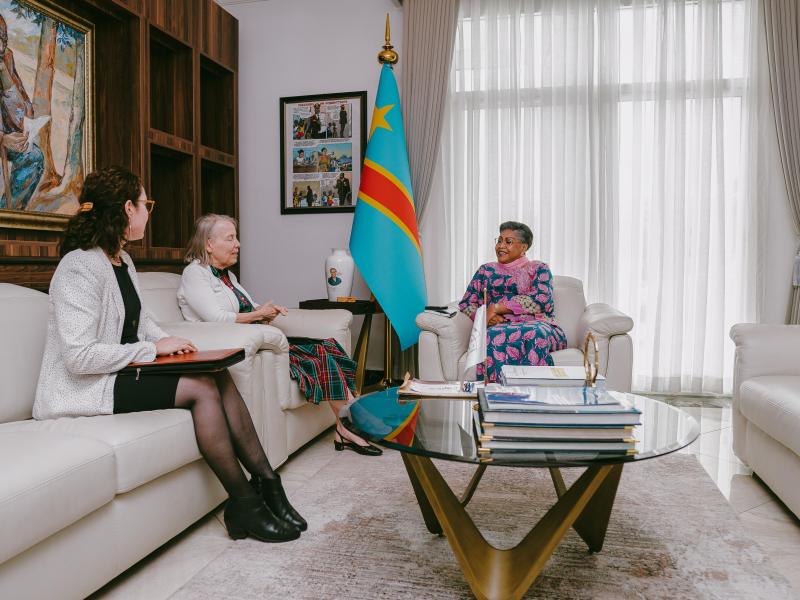 L'Ambassadeur des USA en RDC, Lucy Tamlyn, est venue faire ses à dieux à la Première Ministre, Judith Suminwa Tuluka