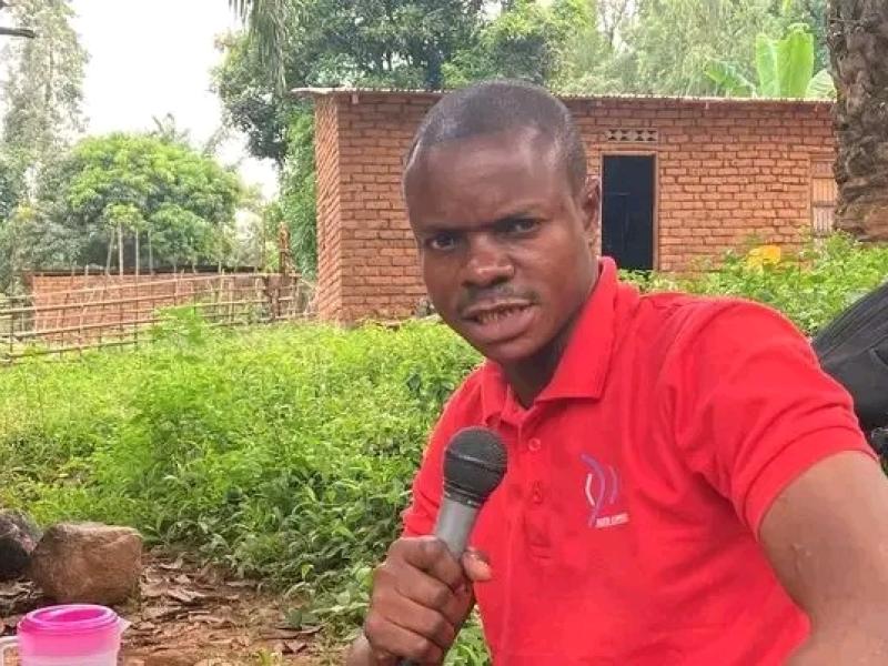 Le journaliste Thomson Undji [photo d’illustration]