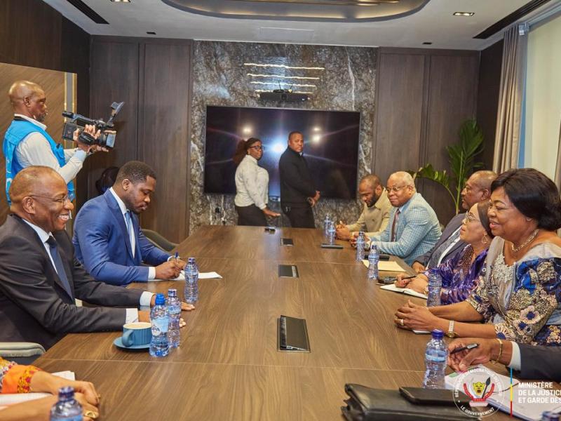 Le ministre de la Justice, Guillaume Ngefa, échange avec les députés nationaux de la Tshopo sur le dossier FRIVAO
