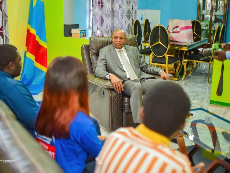 Une délégation de la CNSSAP Tshopo reçue par l’autorité provinciale