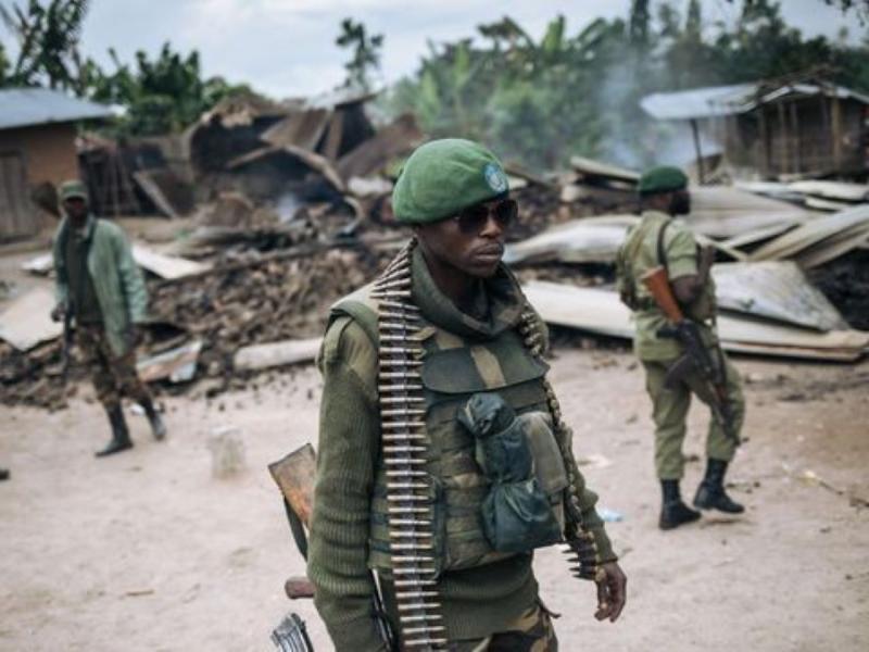 Des soldats FARDC lors d'une opération de ratissage à Uvira [photo d'illustration]
