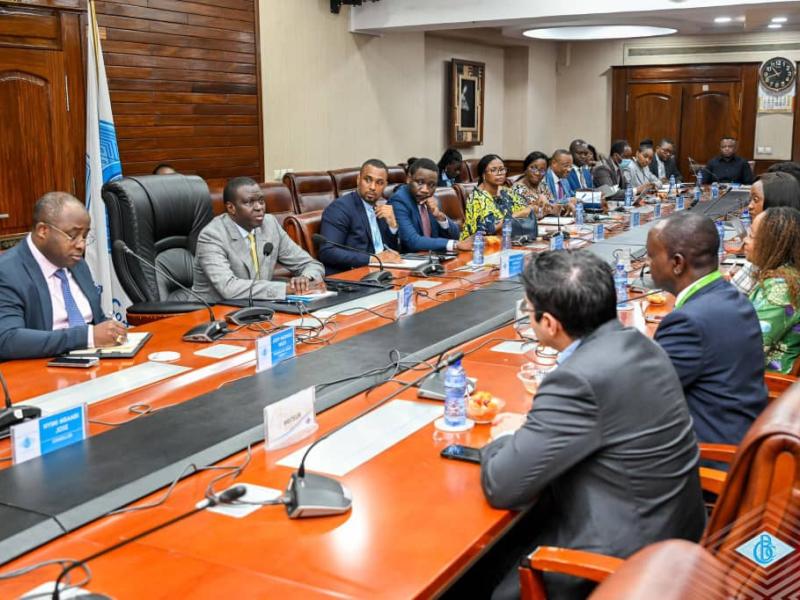 Séance de travail entre le Gouverneur de la Banque Centrale du Congo et la délégation de la GSMA