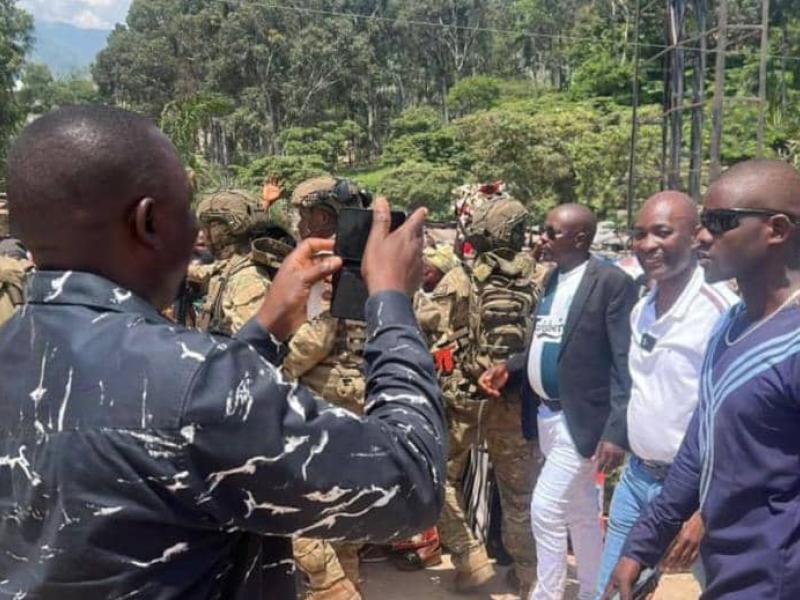 Arrivée du Gouverneur Jean-Jacques Purusi à Uvira, après le retrait du M23-AFC