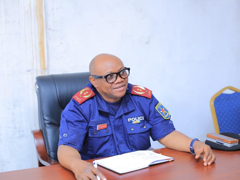 Le Commissaire Divisionnaire Blaise Kilimbalim a