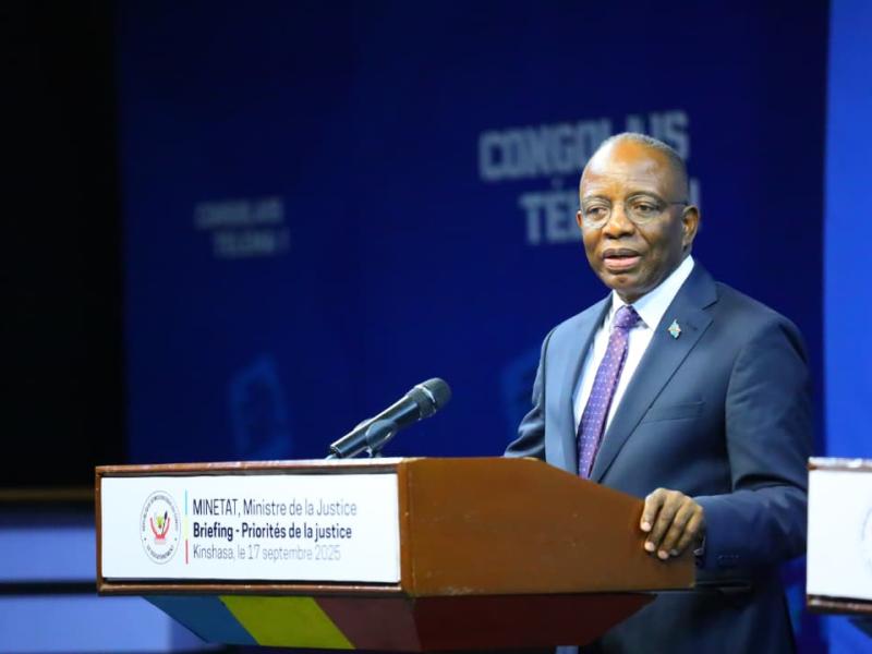 Le ministre de la Justice, Guillaume Ngefa