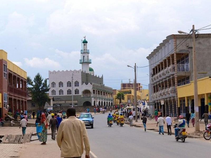 La ville de Gisenyi, au Rwanda 