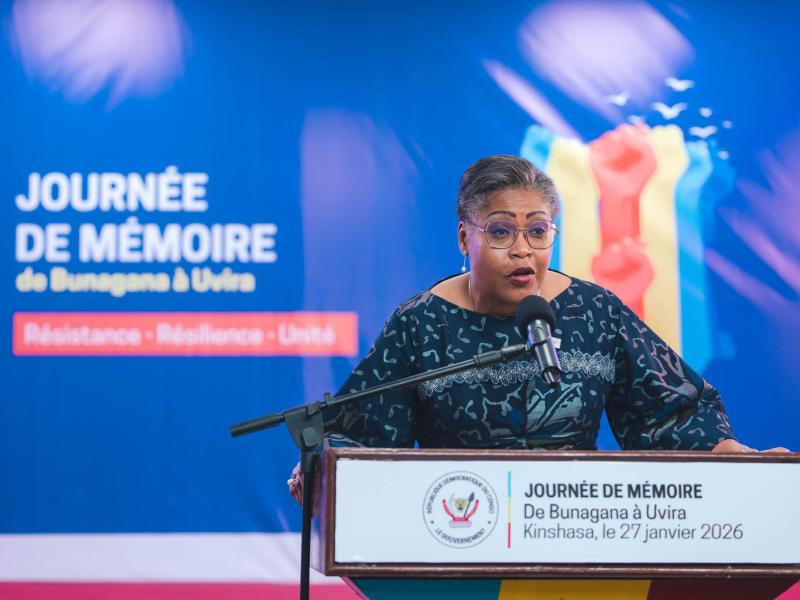La Première Ministre Judith Suminwa Tuluka