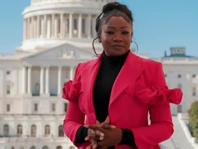 La députée Christelle Vuanga lors de son séjour à Washington DC. [Photo d'illustration]