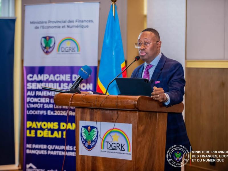 Le ministre provincial des Finances, de l’Économie et du Numérique, Magloire Kabemba [photo d'illustration]