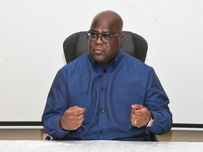 Le Président de la RDC, Félix-Antoine Tshisekedi Tshilombo 
