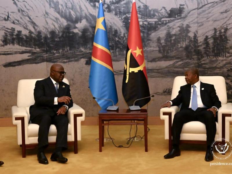 Entretien entre Tshisekedi et Lourenço à Addis-Abeba