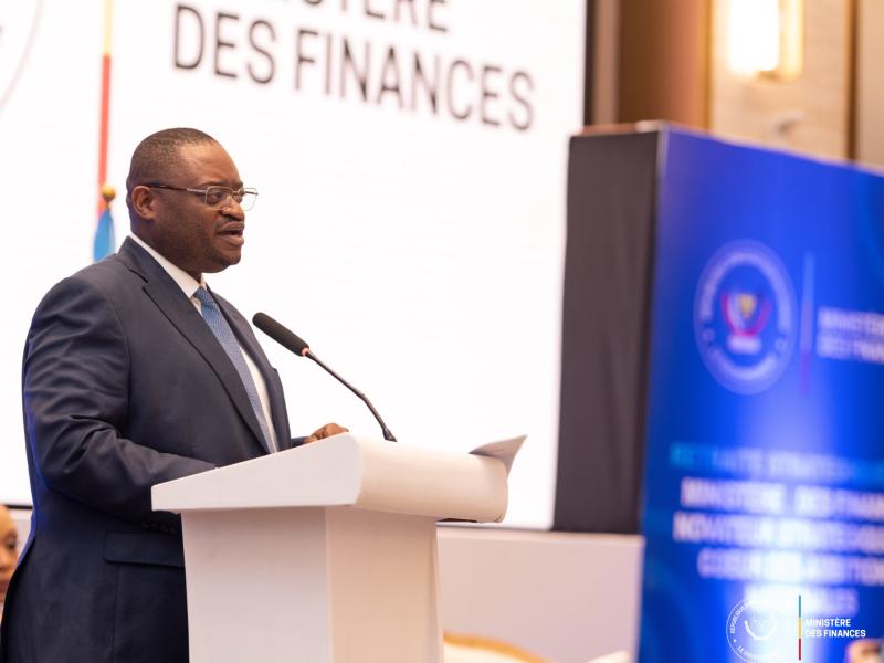 Doudou Fwamba Likunde Li-Botayi,  ministre des Finances en RDC