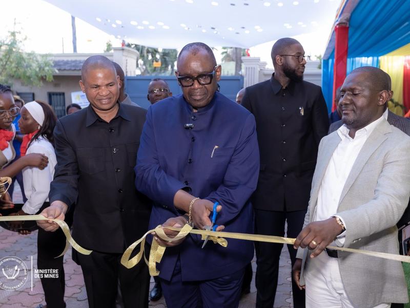 Le ministre Louis Watum Kabamba ouvre la succursale de DRC GOLD TRADING SA à Lubumbashi