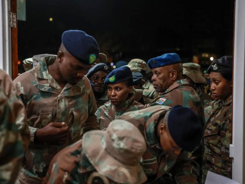 Des soldats sud-africains en mission de maintien de la paix en RDC [photo d’illustration]