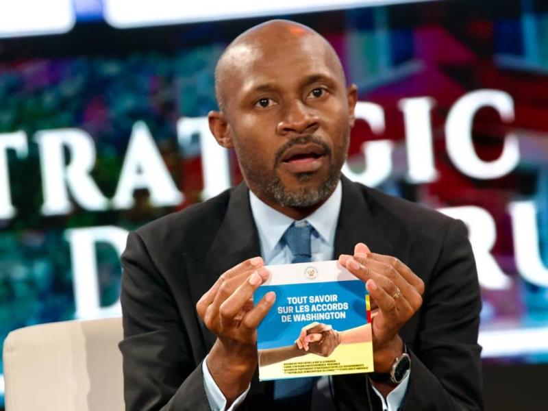 Patrick Muyaya, ministre de la communication et porte-parole du Gouvernement congolais