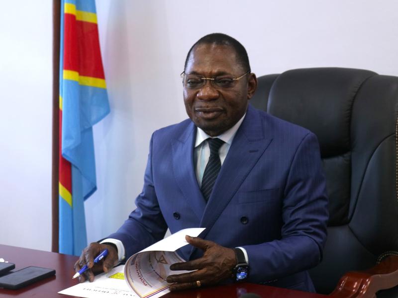 Le Procureur général près la Cour de Cassation Firmin Mvonde Mambu