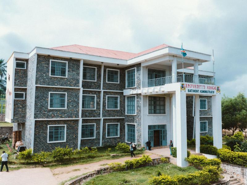 Une vue de ce que sera la Clinique universitaire de l'Université Kongo