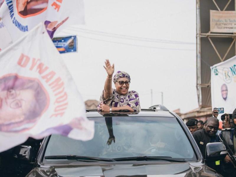 Arrivée de la Première Ministre Judith Suminwa à Mbanza-Ngungu