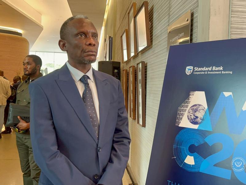 John Banza, ministre des Infrastructures et Travaux publics