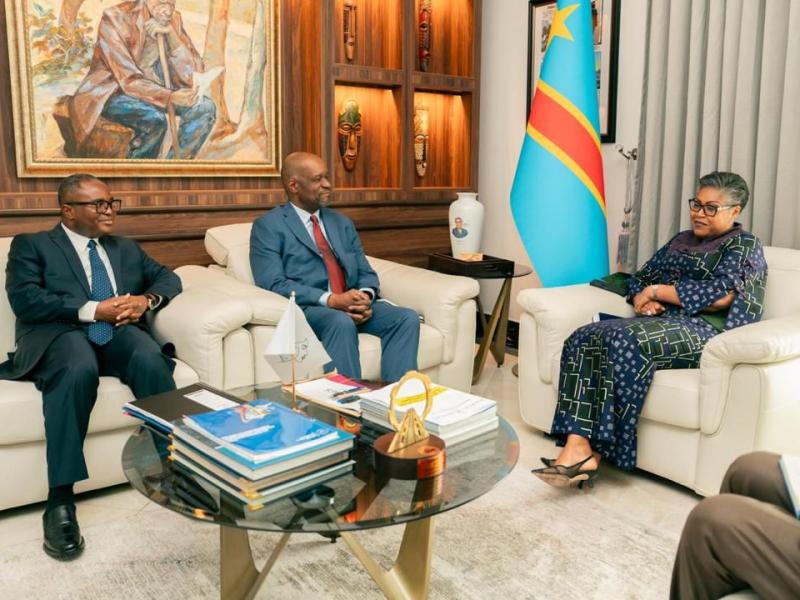 La Première Ministre Judith Suminwa echange avec une délégation du FMI [photo d’illustration]