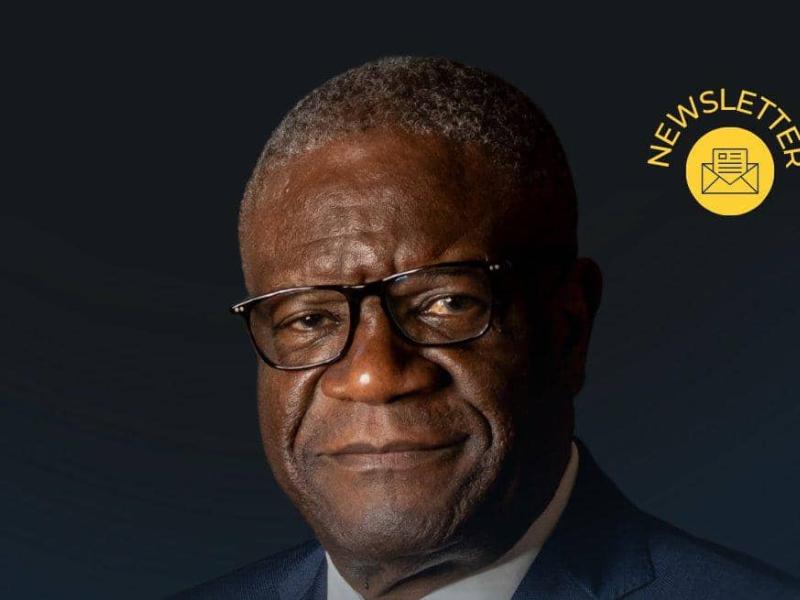 Dr Denis Mukwege,  Prix Nobel de la paix 2018