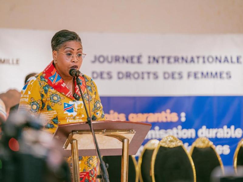 La Première Ministre Judith Suminwa, Cheffe du Gouvernement de la RDC