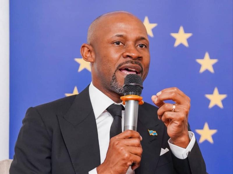 Patrick Muyaya, ministre de Communication et Médias, et porte-parole du Gouvernement congolais