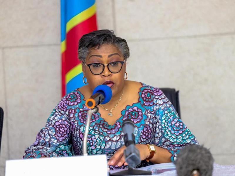 La première ministre de la RDC, Judith Suminwa Tuluka