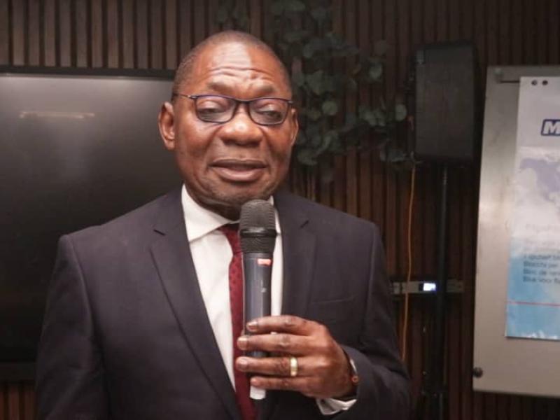 Le Procureur Général près la Cour de Cassation et Coordonnateur de l'UNICEP, Firmin Mvonde